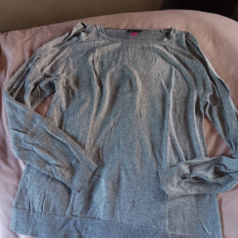 Gray blouse